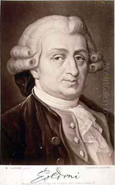 Portrait of Carlo Goldoni 1707-93 - view 1