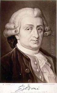 Portrait of Carlo Goldoni 1707-93 by Hadler, E.