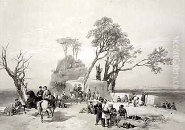 Panjab Outpost of Rhodawala Occupied by the British Piquets - view 1