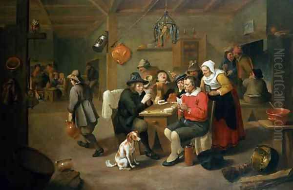 The Card Players by Matheus van Helmont