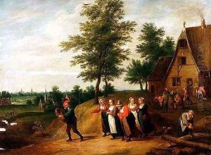 A Wedding March by Matheus van Helmont