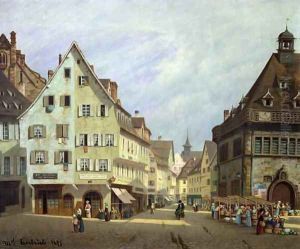 Place du Marche aux Fruits Colmar by Michel Hertrich