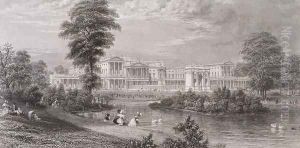View of Buckingham Palace and Marble Arch from St Jamess Park by Thomas Higham