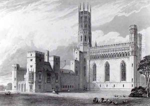Fonthill Abbey from the south east by Thomas Higham