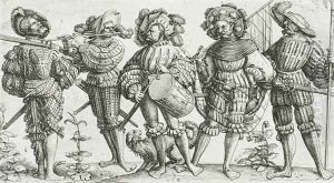 Five mercenaries in the Thirty Years War 1518-48