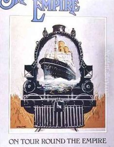 Poster advertising the Empire by E. Hamilton