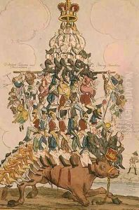 The Pillar of the State or John Bull Overloaded by Henry Heath