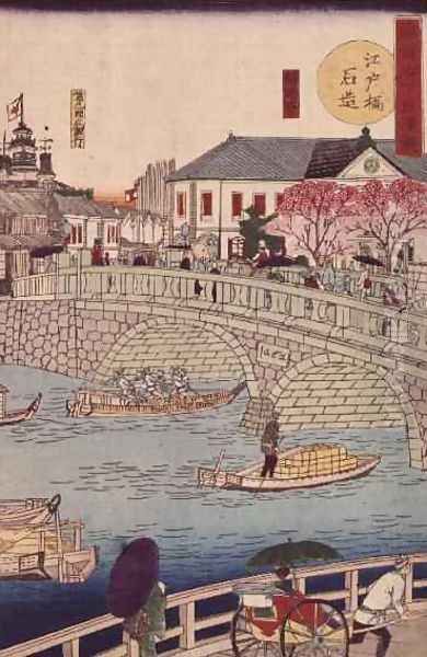 The Stone bridge at Edobashi - view 1