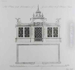 The Plan and Elevation of a Green House in the Chinese Taste
