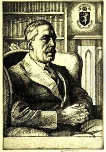Portrait of Sir Cyril Norwood by Charles Edward Holloway