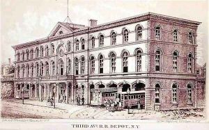 View of the Third Avenue Railroad Depot by George Hayward