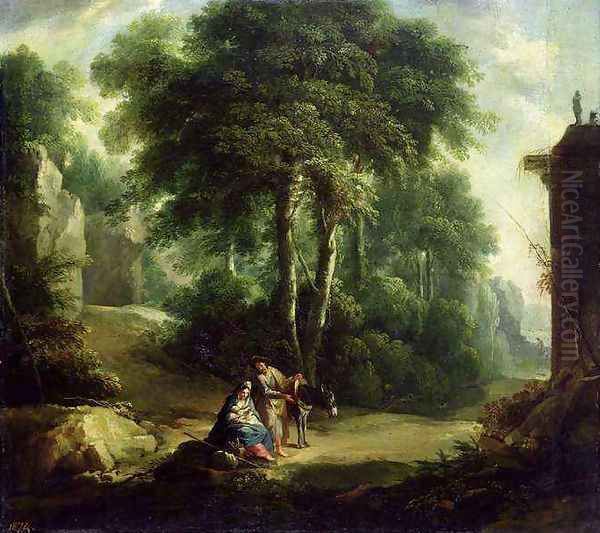 Rest on the Flight into Egypt - view 1