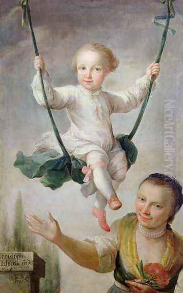 Christoph Adalbert Friedrich von Stein on a Swing - view 1