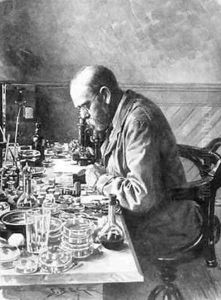 Robert Koch 1843-1910 from The Illustrated London News