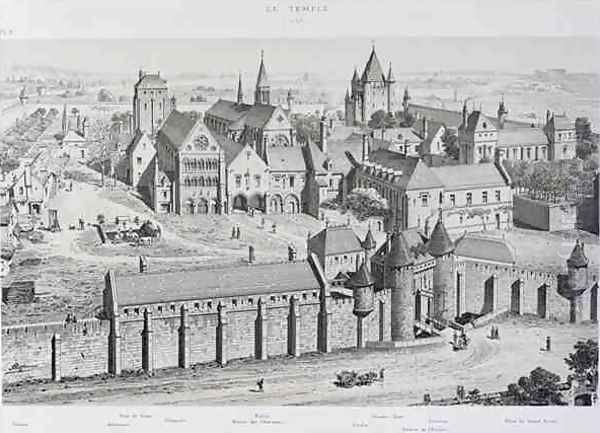 View of the Temple in 1450 - view 1