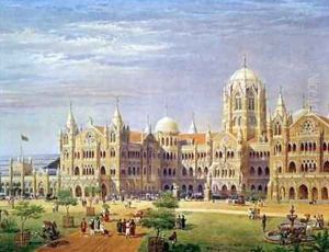 The British Raj Great Indian Peninsular Terminus by Axel Haig