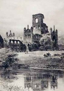 Kirkstall Abbey from the South East by Axel Haig