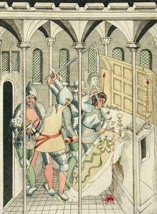 The Assassination of St Thomas a Becket at Canterbury by Thomas Fisher Hoxton