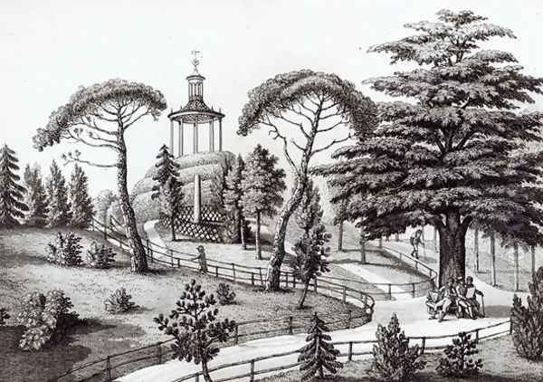 The Labyrinth from the Jardin des Plantes Paris - view 1