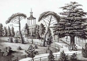 The Labyrinth from the Jardin des Plantes Paris by Huet, Nicolas the Younger