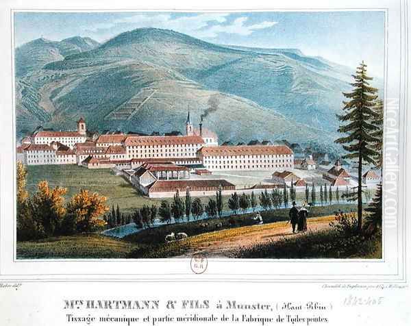 Factory of Messrs Hartmann and Fils Munster Alsace France - view 1