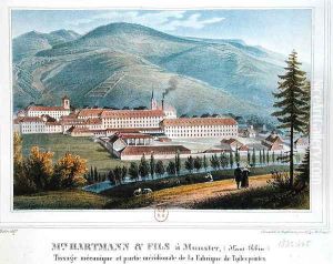 Factory of Messrs Hartmann and Fils Munster Alsace France by Rudolf Huber