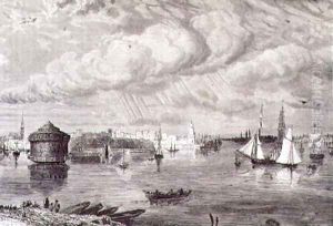 Montreal in the 1860s 2 by Paul Huet