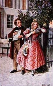 Franz Peter Schubert 1797-1828 with Hannele by A. Hartmann