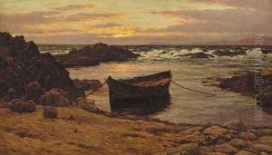 Sunset over the coast by Colin Hunter