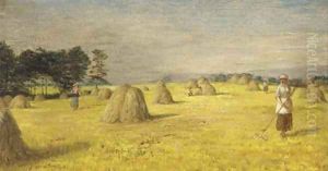Haymaking by George Hay