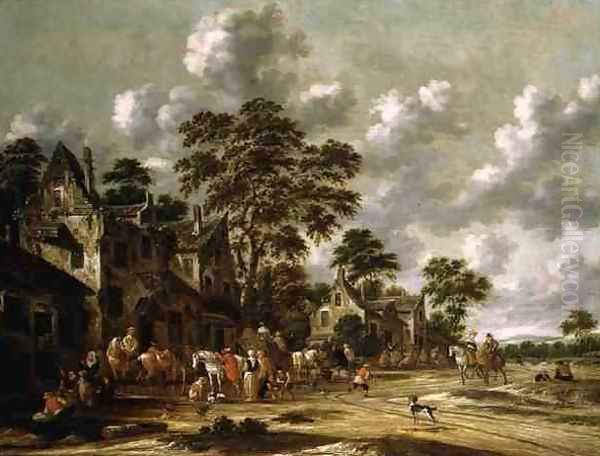 Town scene - view 1