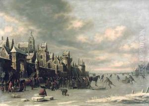 Winter Landscape by Thomas Heeremans