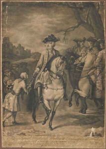 HRH The Duke of Cumberland and the French Commanding Officer surrendering Carlisle to His Highness by Thomas Hudson