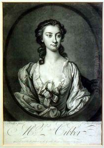 Portrait of Mrs Cibber 1714-66 actress and singer