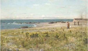 The beach at Ballantae by Joseph Henderson