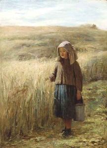 Through the barley by Joseph Henderson