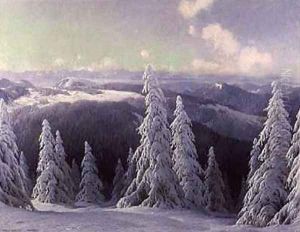 Fir Trees by K. Hauptmann