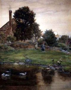 The Duck Pond by Claude Hayes