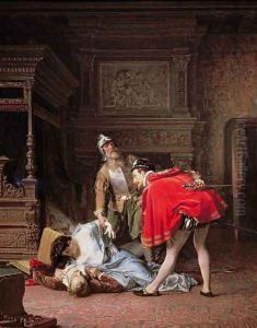 A Scene from St Bartholomews Night by Karlis Fridikh Huns