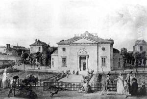 The Great Amphitheatre of Jardin des Plantes in Paris in 1794 by Jean-Baptiste Hilaire