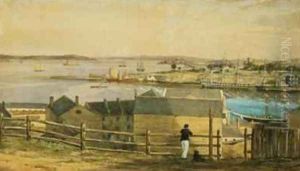 Circular Quay Sydney by F. Halsted