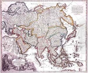 Asia Minor Arabia and Japan by Johann Baptist Homann