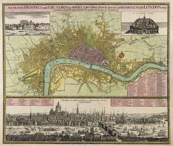 Map and Prospect of London - view 1