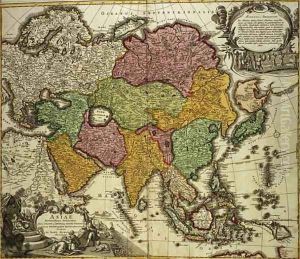 Map of Asia Nuremberg