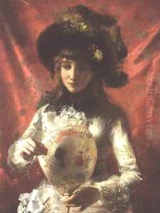 Girl with a Fan