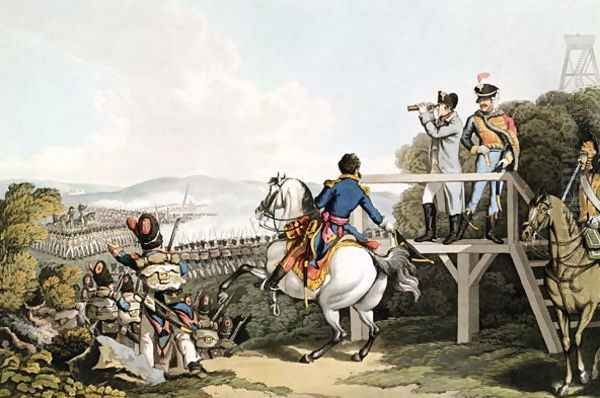 Bonaparte 1769-1821 Just before his Flight Viewing the Attack of his Imperial Guard Waterloo - view 1