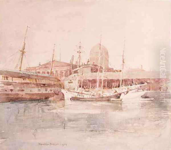 Custom House from the Salthouse Docks - view 1