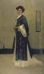 Lady with Japanese Gown by James Hamilton Hay