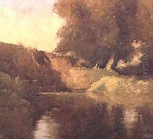 View of Trees by a Creek - view 1