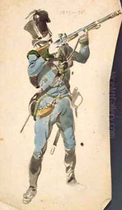 A Rifleman of the Austrian Jaegers the Prestige Corp of a National Elite by Johan Baptiste Heinefetter